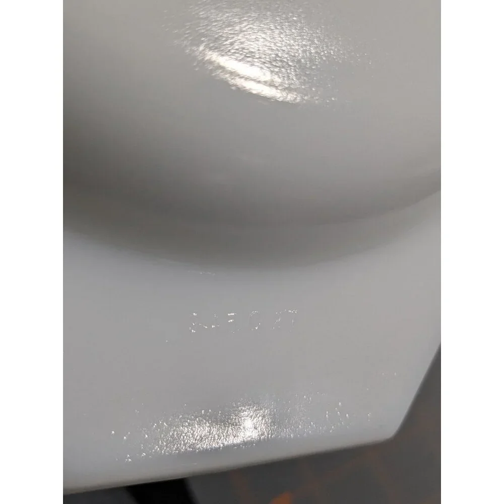Vintage Pyrex Blue Snowflake Garland Oval Lid 12.75" White Glass Replacement - Picture 14 of 15